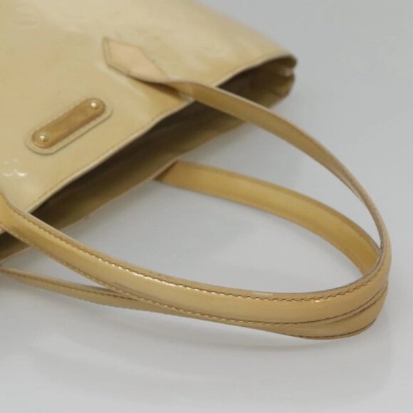 LOUIS VUITTON Monogram Vernis Wilshire MM Hand Bag Broncorail M91441 Auth 134792 - Picture 7 of 15